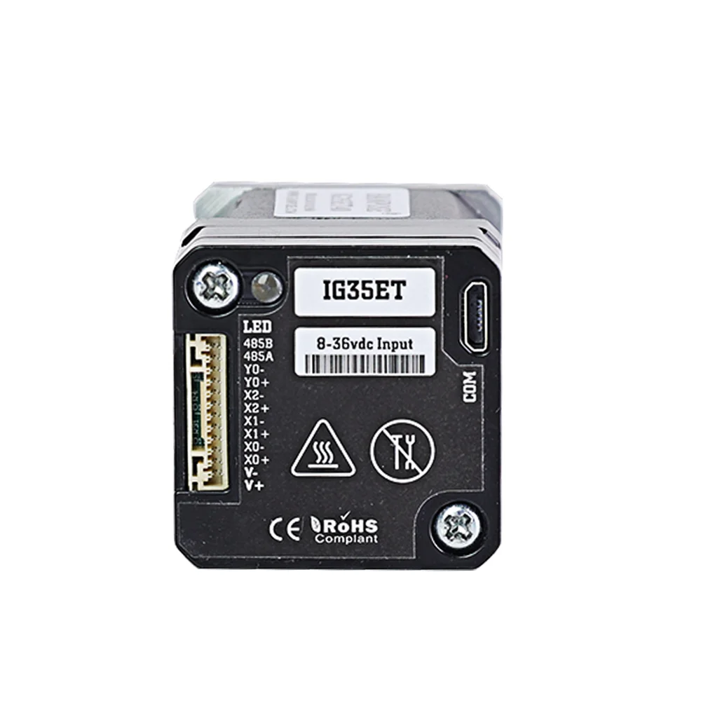 Интегрированный шаговый привод с замкнутым контуром 1.3A 1G35ET40 NEMA14, подходит для промышленной автоматизации, связь по RS-485, TTL-коммуникация
Интегрированный шаговый привод с замкнутым контуром 1.3A 1G35ET40 NEMA14, подходит для промышленной автоматизации, связь по RS-485, TTL-коммуникация