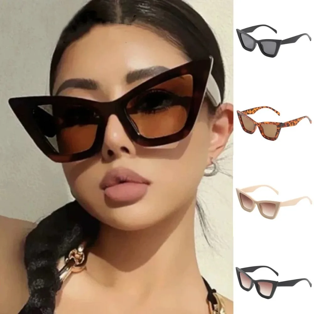 Sun Protection Big Frame Cat Eye Sunglasses UV400 Punk Leopard Print Eyewear Lightweight Vintage Wide Legs Sun Glasses Travel
Sun Protection Big Frame Cat Eye Sunglasses UV400 Punk Leopard Print Eyewear Lightweight Vintage Wide Legs Sun Glasses Travel