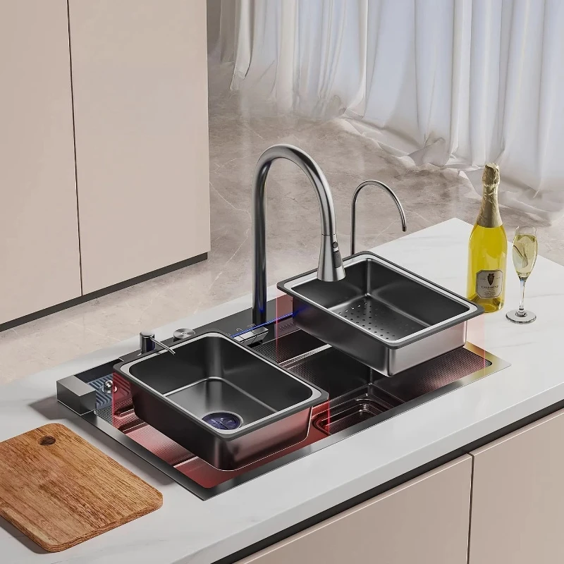 LMM Super Thick 5.0 Whale Flying Rain Waterfall 304 Kitchen Honeycomb Sink Single Slot
LMM Super Thick 5.0 Whale Flying Rain Waterfall 304 Kitchen Honeycomb Sink Single Slot