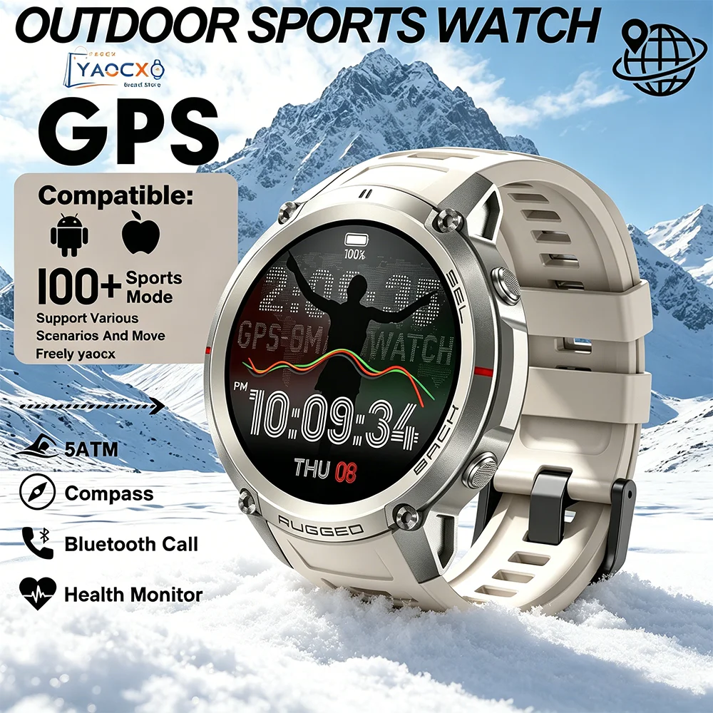 Global Six Satellite GPS Positioning 1.43 Inch HD AMOLED Screen 2026 Men Outdoor Smart Watch Military Grade Waterproof
Global Six Satellite GPS Positioning 1.43 Inch HD AMOLED Screen 2026 Men Outdoor Smart Watch Military Grade Waterproof