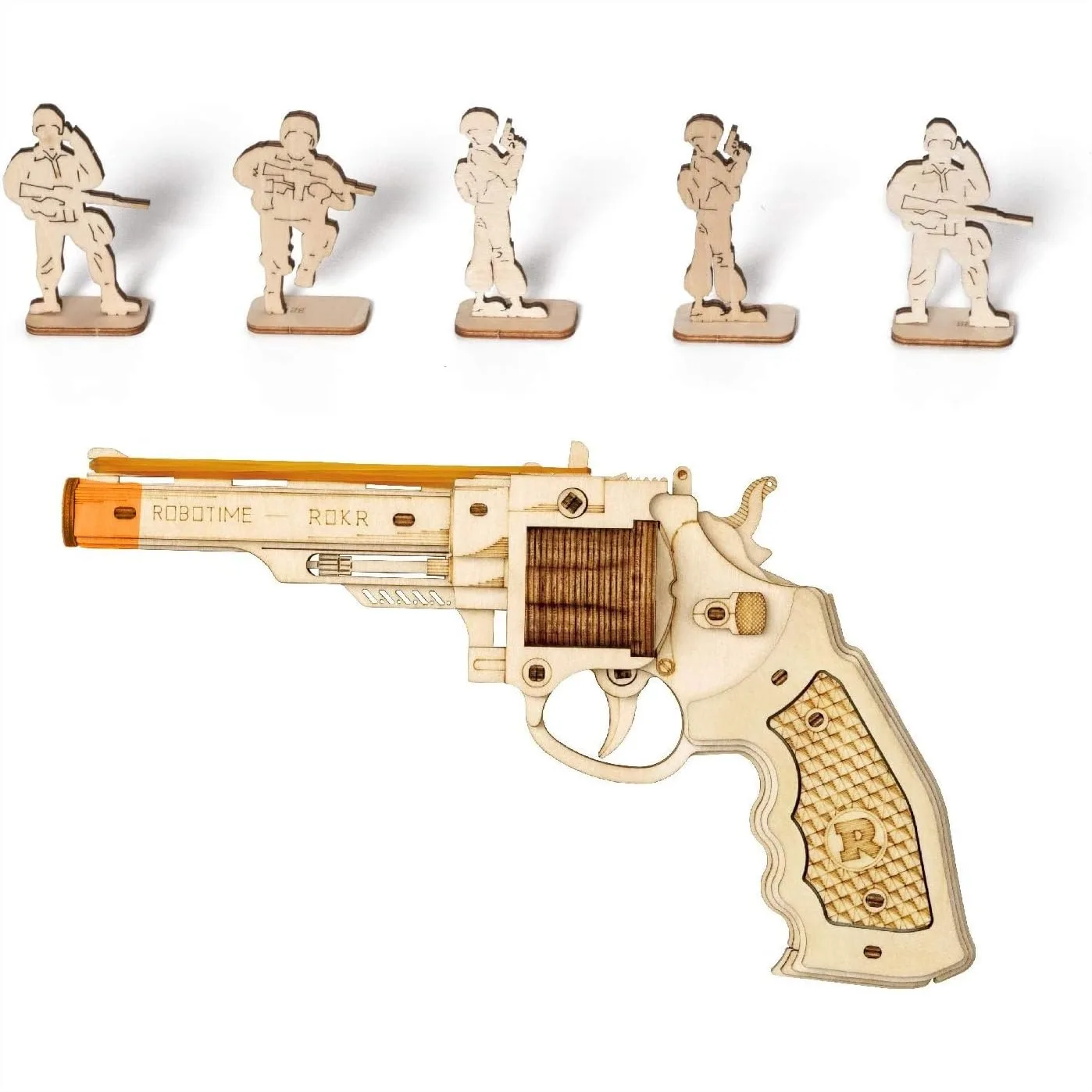 3D Wooden Puzzle DIY Building Toy Mechanical Model with Rubber Band Shooting Game, Gift for Adults
3D Wooden Puzzle DIY Building Toy Mechanical Model with Rubber Band Shooting Game, Gift for Adults