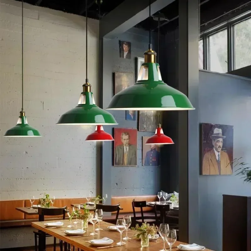 Retro American Iron Art Pendant Light E27 Dining Table Led Chandelier Industrial Style Lamps Green Lamps for Living Room Kicthen
Retro American Iron Art Pendant Light E27 Dining Table Led Chandelier Industrial Style Lamps Green Lamps for Living Room Kicthen