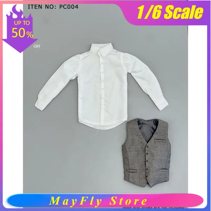 Комплект одежды для фигурок 1/6 масштаба: серый костюм, жилет, белая рубашка с галстуком, подходит для кукол высотой 27 см.
Комплект одежды для фигурок 1/6 масштаба: серый костюм, жилет, белая рубашка с галстуком, подходит для кукол высотой 27 см.