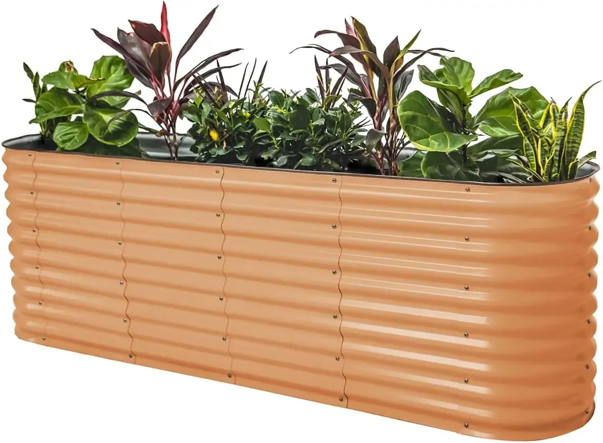 garden 32" Extra Tall Raised Garden Bed Kits, 9 in 1 Modular Raised Planter Box for Vegetables Flowers Fruits Oval Metal Raised
garden 32" Extra Tall Raised Garden Bed Kits, 9 in 1 Modular Raised Planter Box for Vegetables Flowers Fruits Oval Metal Raised