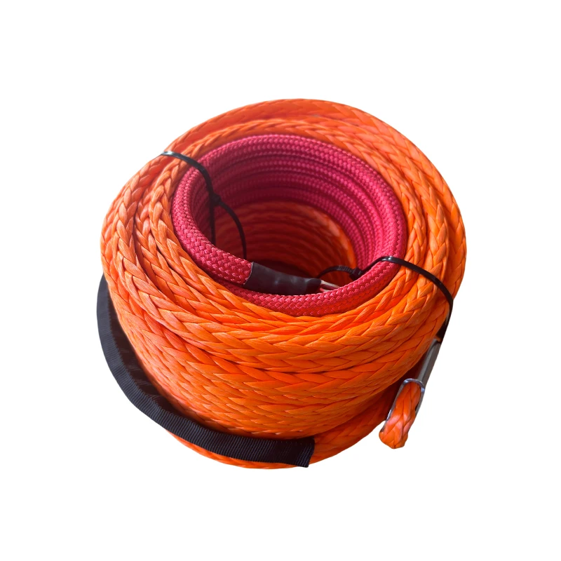 Orange Synthetic Double Barided Tow Strap High Strength Winch Rope Line for ATV UTV SUV
Orange Synthetic Double Barided Tow Strap High Strength Winch Rope Line for ATV UTV SUV
