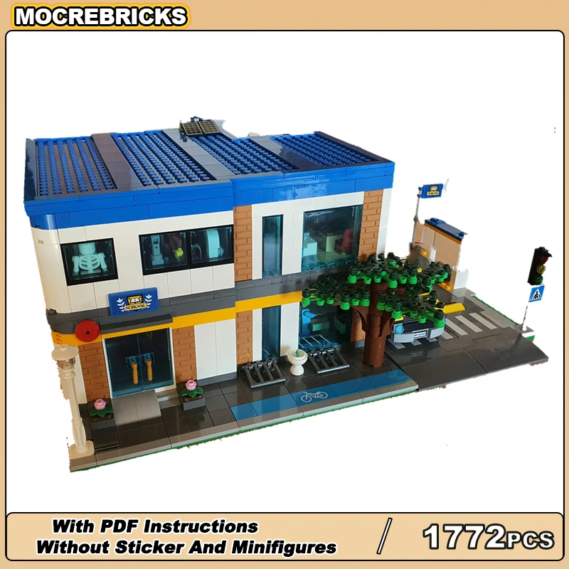 Строительные блоки MOC, ориентир, школа, модульная архитектура, сделай сам, сборная модель, технология, кирпичи, головоломки, игрушки для детей, подарки
Строительные блоки MOC, ориентир, школа, модульная архитектура, сделай сам, сборная модель, технология, кирпичи, головоломки, игрушки для детей, подарки