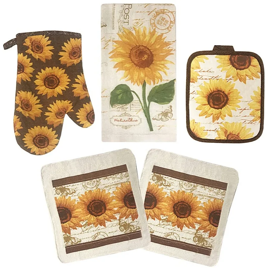 Sunflower Decor Set Oven Mitts and Pot Holders - Kitchen Towels and Dish Cloths Sets - Oven Mitts - Tea Towels - Dish Cloths Se
Sunflower Decor Set Oven Mitts and Pot Holders - Kitchen Towels and Dish Cloths Sets - Oven Mitts - Tea Towels - Dish Cloths Se