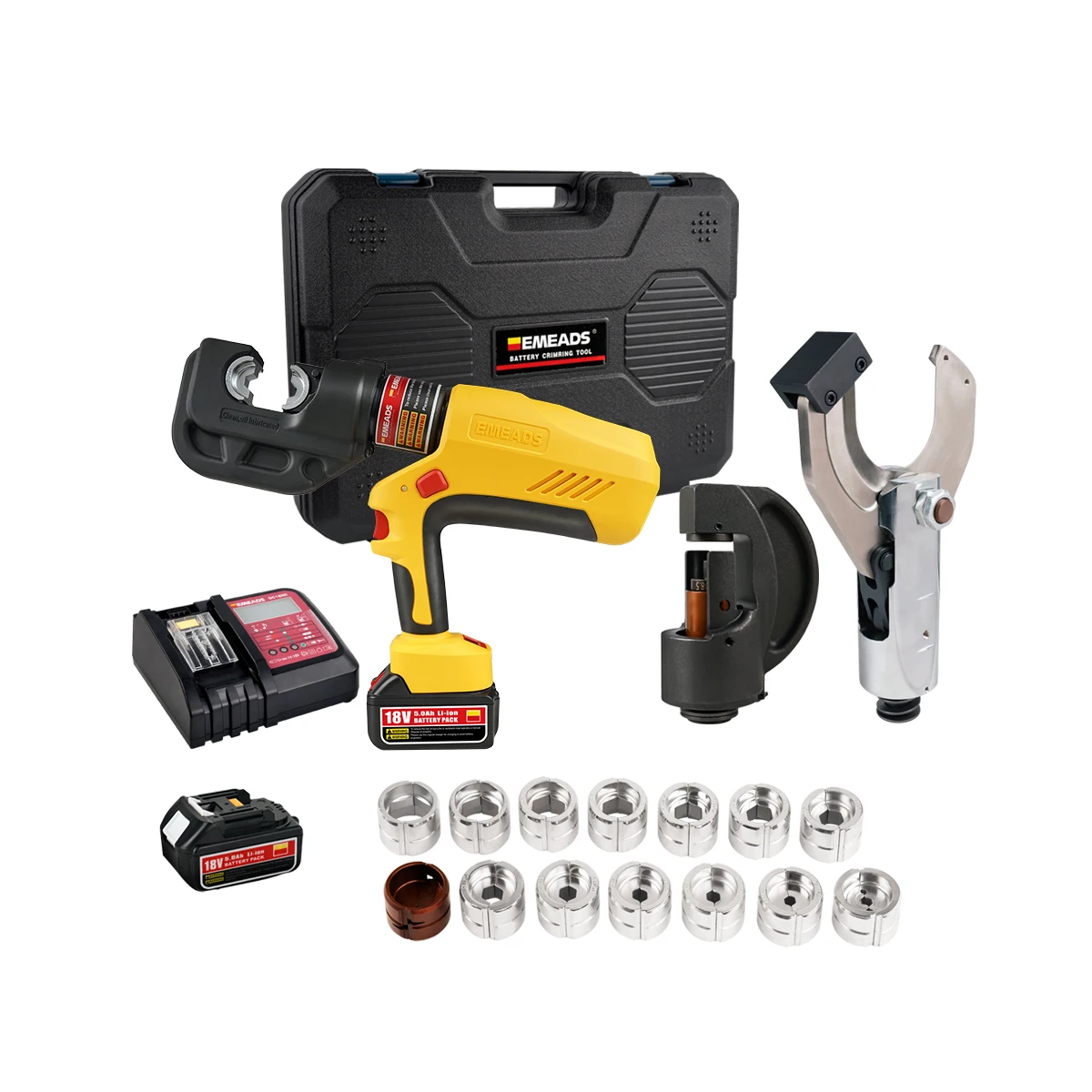 EBS-400 85C 1220H 3 in 1 Multifunctional Battery Powered Hydraulic Puncher Crimping Tool Cable Cutter
EBS-400 85C 1220H 3 in 1 Multifunctional Battery Powered Hydraulic Puncher Crimping Tool Cable Cutter