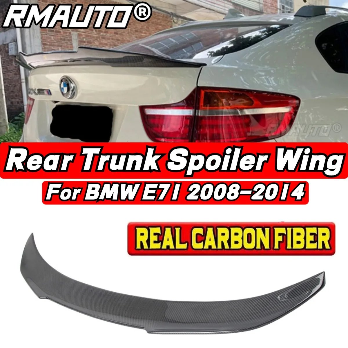 For BMW X6 E71 2008 2009 2010 2011 2012 2013 2014 Rear Spoiler Body Kit PSM Style BMW E71 Car Rear Trunk Spoiler Car Accessories
For BMW X6 E71 2008 2009 2010 2011 2012 2013 2014 Rear Spoiler Body Kit PSM Style BMW E71 Car Rear Trunk Spoiler Car Accessories