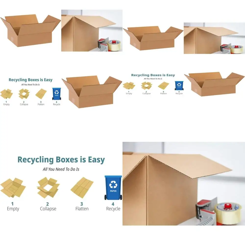 100-Count 10x8x3 Inches Corrugated Cardboard Boxes for Shipping, Packing, and Moving
100-Count 10x8x3 Inches Corrugated Cardboard Boxes for Shipping, Packing, and Moving