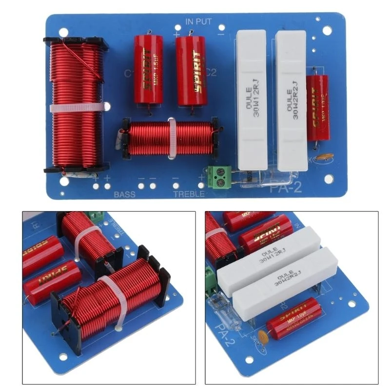 1pc 500W 2 Way Discovert Divider Divider Tweeter Bass Crossover Filter Лучшая продажа
1pc 500W 2 Way Discovert Divider Divider Tweeter Bass Crossover Filter Лучшая продажа