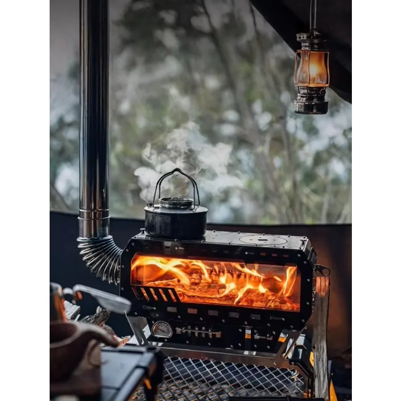 New Design Stainless Steel Wood Fire Stove for Outdoor Glamping & Indoor Camping Heating
New Design Stainless Steel Wood Fire Stove for Outdoor Glamping & Indoor Camping Heating