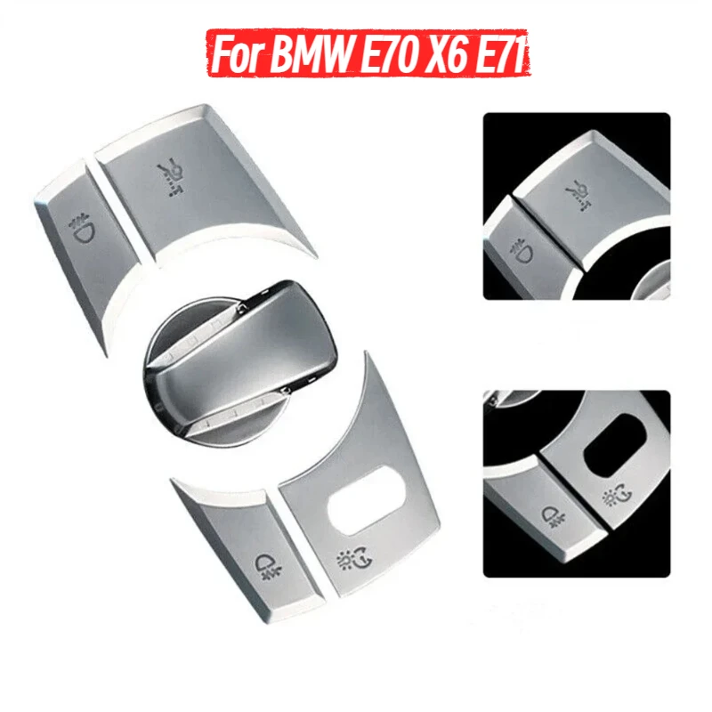 5Pcs Auto Car Headlight Switch Button Knob Cover Trim Sticker For BMW E70 X6 E71 08-13 Car Interior Sticker Accessories
5Pcs Auto Car Headlight Switch Button Knob Cover Trim Sticker For BMW E70 X6 E71 08-13 Car Interior Sticker Accessories