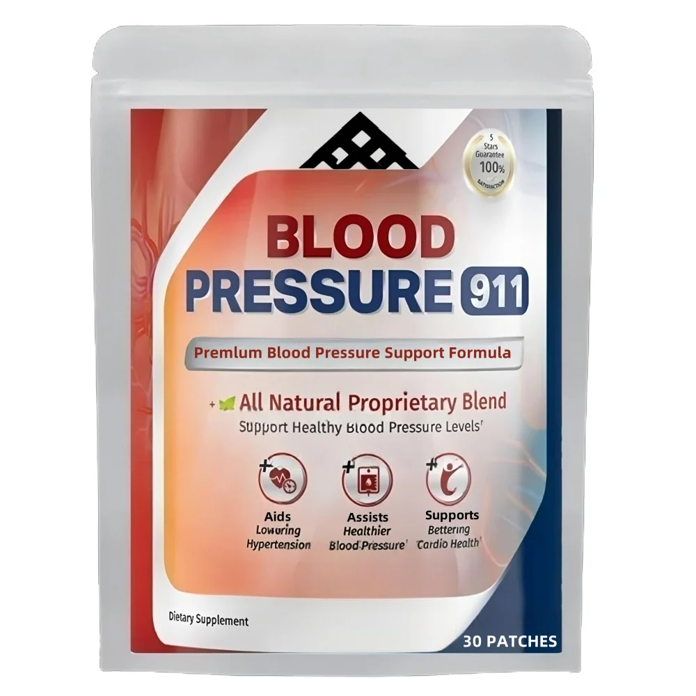 30 Patches Blood Pressure 911 Support Supplement Patches – Supports Normal Heart Health
30 Patches Blood Pressure 911 Support Supplement Patches – Supports Normal Heart Health