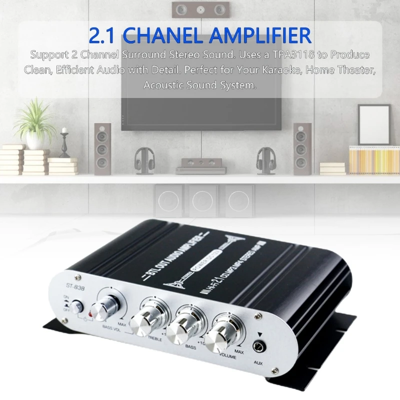 Upgrades Sound Amplifier sound Power Amplifier with robusts Low Bass Performances Vehicle Subwoofer Amplifier 12V H9EE
Upgrades Sound Amplifier sound Power Amplifier with robusts Low Bass Performances Vehicle Subwoofer Amplifier 12V H9EE