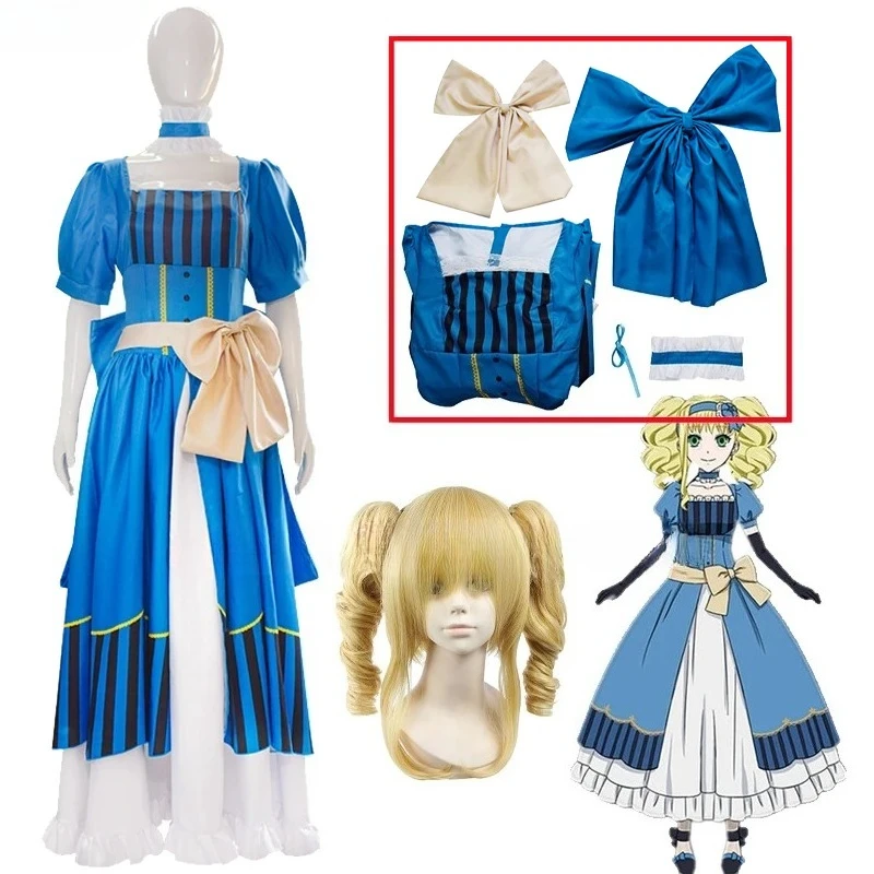 Anime Cosplay Black Butler Costume Elizabeth Ethel Cordelia Midford Cosplay Dress Elizabeth Uniform Halloween Outfit for Women
Anime Cosplay Black Butler Costume Elizabeth Ethel Cordelia Midford Cosplay Dress Elizabeth Uniform Halloween Outfit for Women