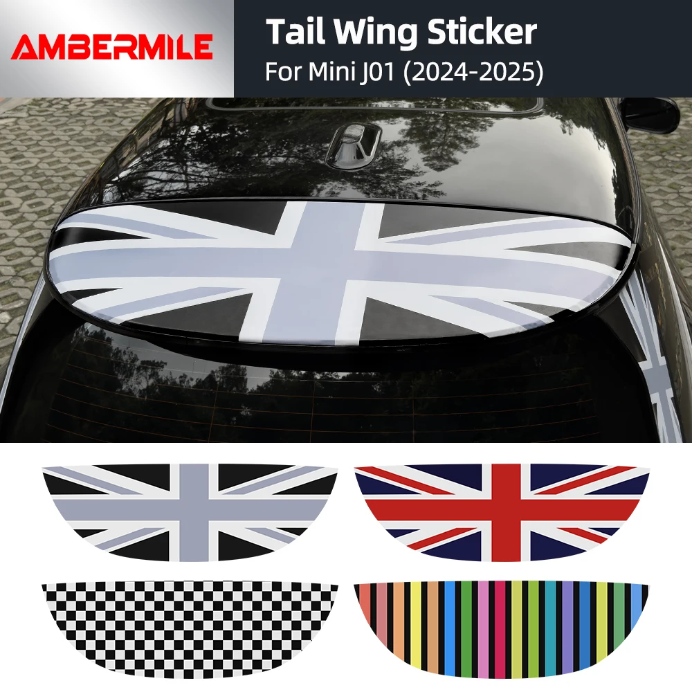 Car Tail Wing Sticker for Mini Cooper J01 EV SE Electric 2024 2025 Exterior Accessories Decal PVC Car Styling
Car Tail Wing Sticker for Mini Cooper J01 EV SE Electric 2024 2025 Exterior Accessories Decal PVC Car Styling