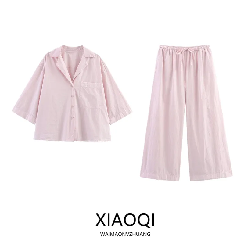 Новинка лета 2025, женские модные брюки с воротником ort Sve irt, универсальная длина, длинные брюки со средней талией, длинные брюки из двух предметов...
Новинка лета 2025, женские модные брюки с воротником ort Sve irt, универсальная длина, длинные брюки со средней талией, длинные брюки из двух предметов...