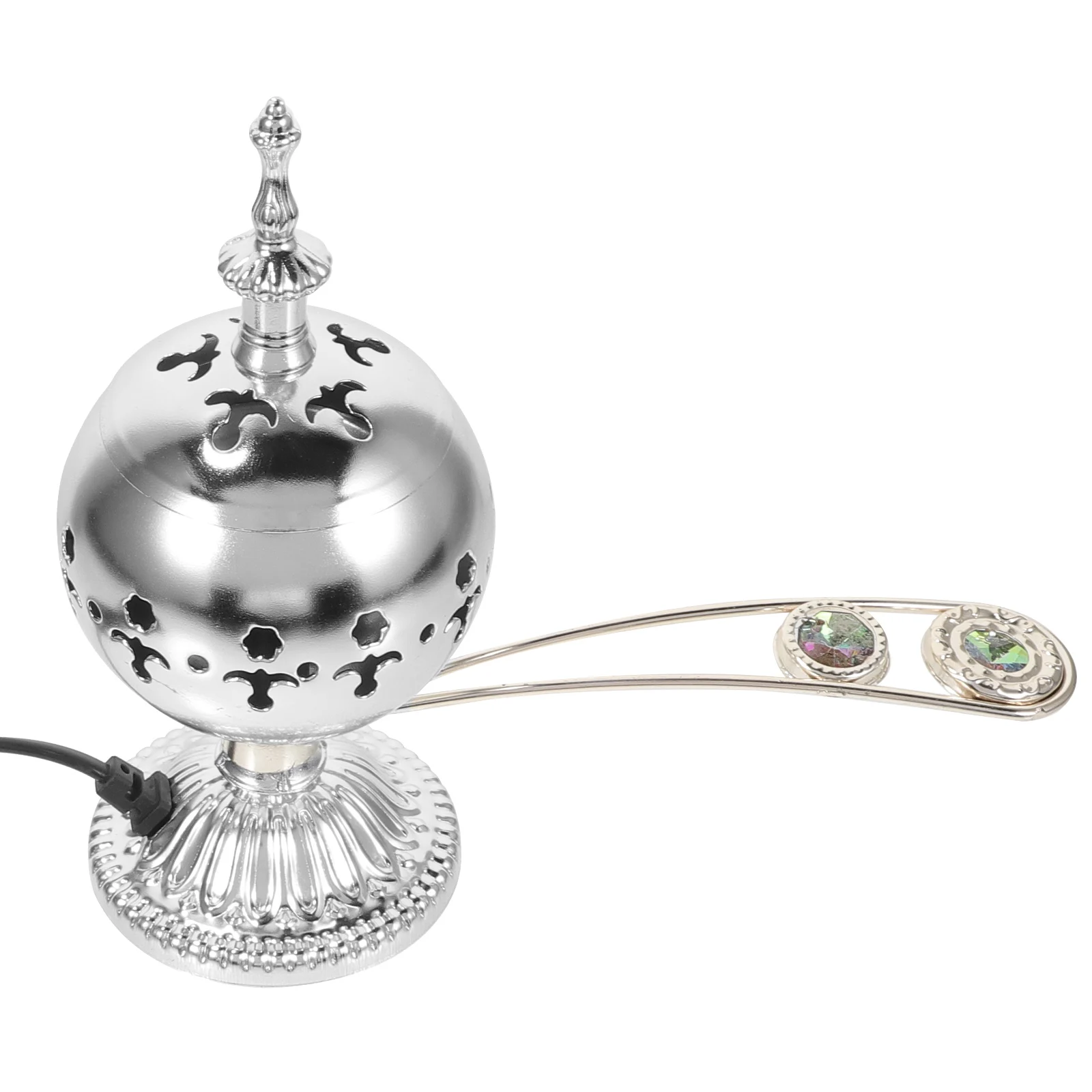 Incense Burner Portable Metal Alloy Stove Aroma Censer Holder Decorative Fragrance Cone Electronic Home Office Use Vintage
Incense Burner Portable Metal Alloy Stove Aroma Censer Holder Decorative Fragrance Cone Electronic Home Office Use Vintage