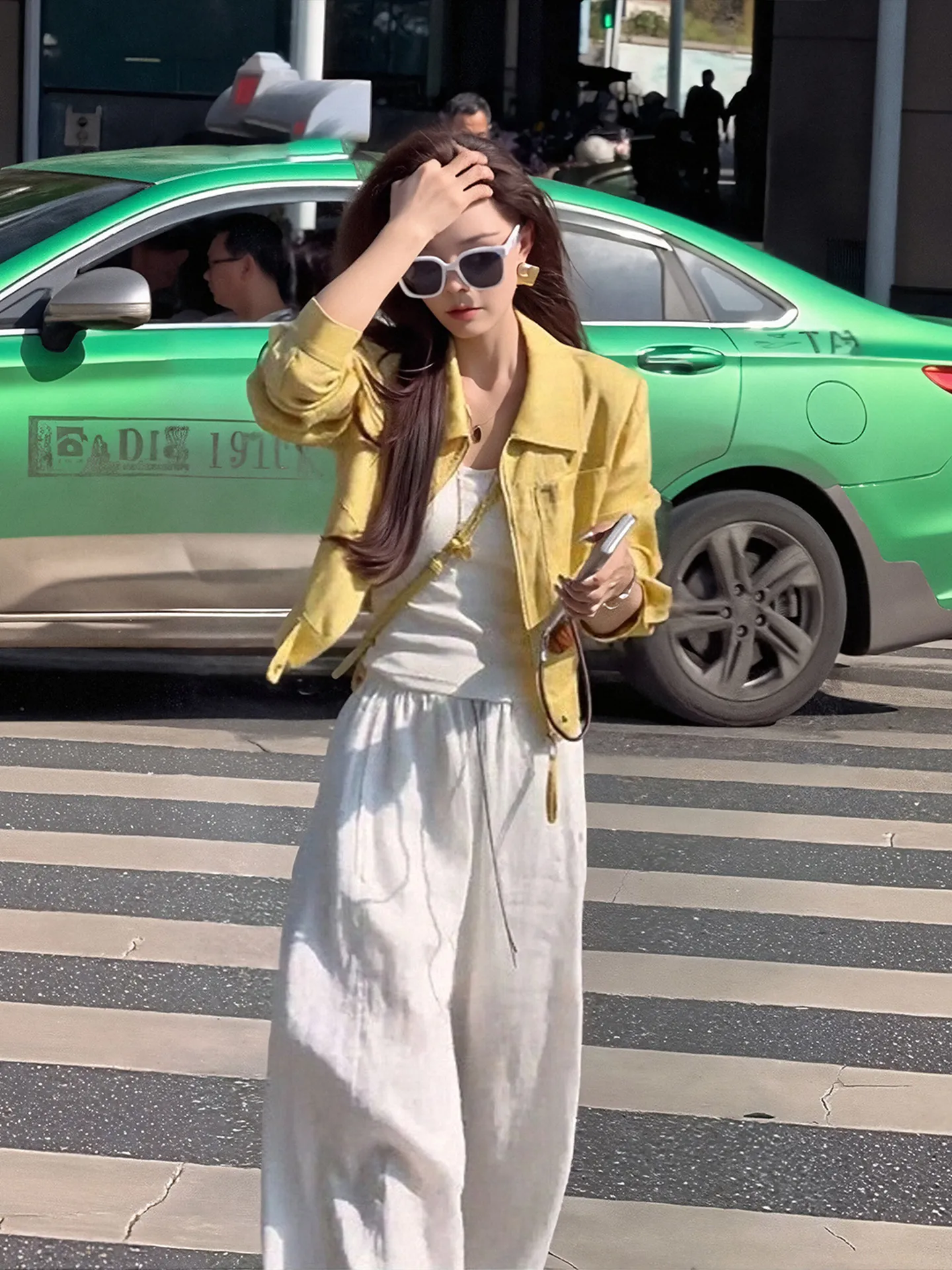 plus Size Women's Spring Casual Shirt Jacket Set Loose Fit Three Piece Ensemble Comfortable Breathable Fashionable Outfit
plus Size Women's Spring Casual Shirt Jacket Set Loose Fit Three Piece Ensemble Comfortable Breathable Fashionable Outfit