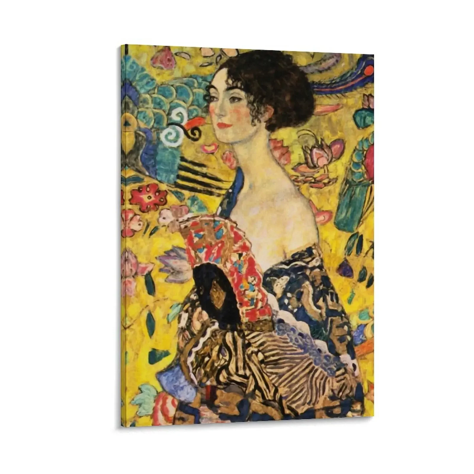 Lady with Fan by Gustav Klimt Canvas Painting house decoration wall decor nordic home decor
Lady with Fan by Gustav Klimt Canvas Painting house decoration wall decor nordic home decor