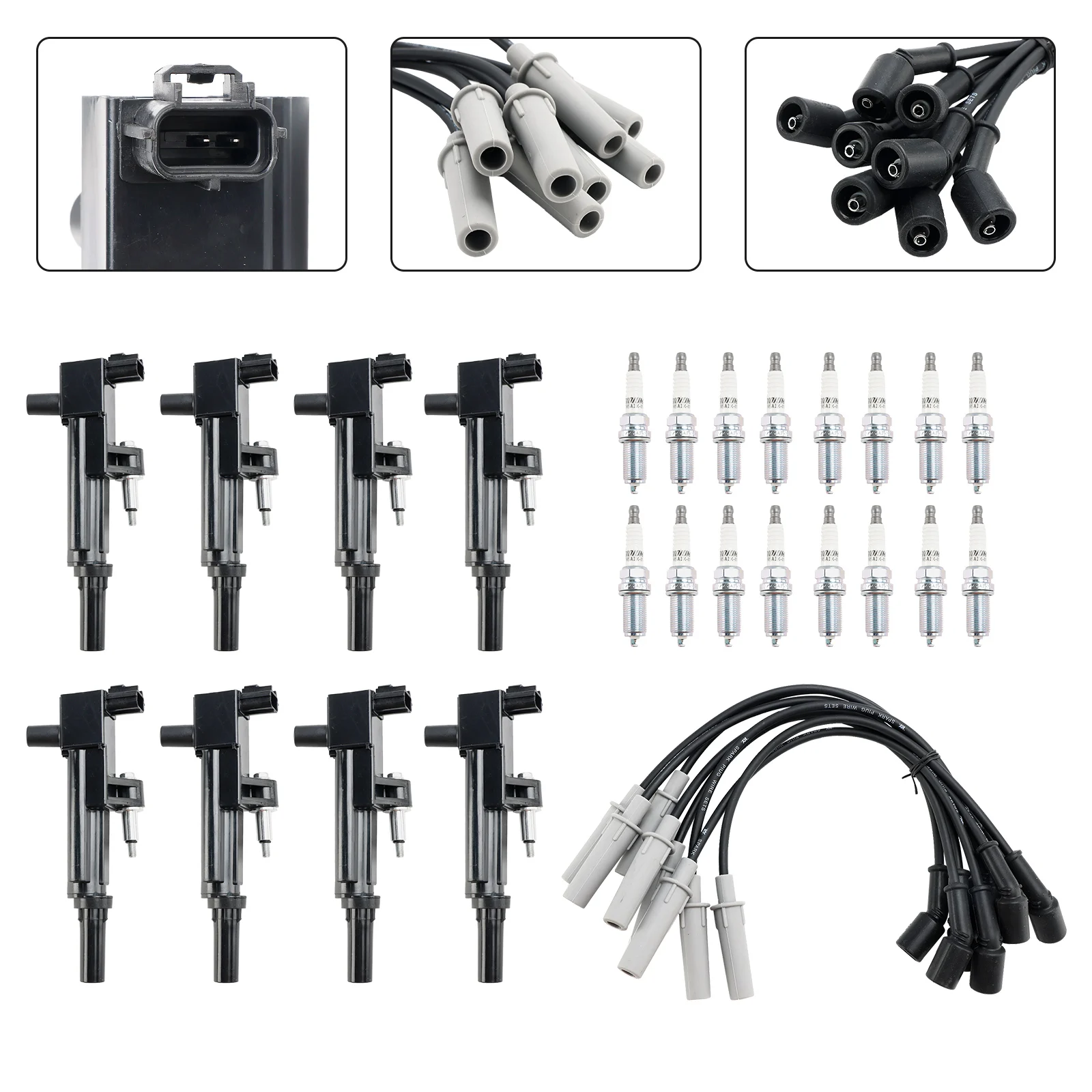 Artudatech 8X lgnition Coil +Spark Plug +Wire UF601 For Dodge Durango Dakota Ram 1500
Artudatech 8X lgnition Coil +Spark Plug +Wire UF601 For Dodge Durango Dakota Ram 1500