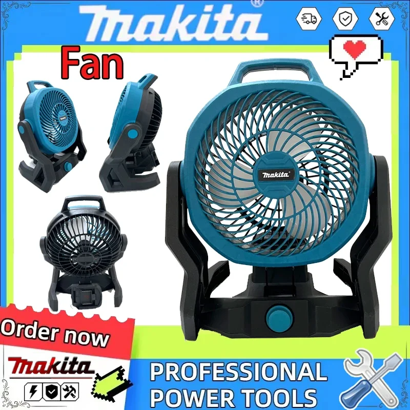 Makita Portable Camping Fan Cordless Table Fan Multi Purpose Adjustable Head 3 Speed Setting Powered Desktop Floor Fan
Makita Portable Camping Fan Cordless Table Fan Multi Purpose Adjustable Head 3 Speed Setting Powered Desktop Floor Fan
