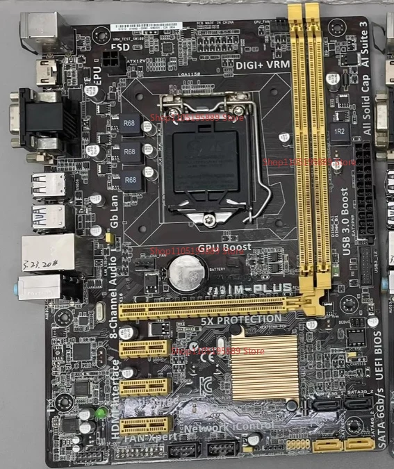 For ASUS H81 Main Board with HDMI H81m PIUS 1150 4th Generation Main Board H81M B85M
For ASUS H81 Main Board with HDMI H81m PIUS 1150 4th Generation Main Board H81M B85M