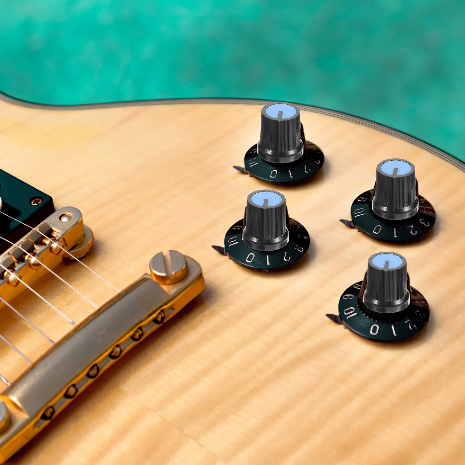 100Pcs Guitar Volume Control Knobs Potentiometer Caps Replacement Durable Plastic Knob for Electric Bass Guitar
100Pcs Guitar Volume Control Knobs Potentiometer Caps Replacement Durable Plastic Knob for Electric Bass Guitar