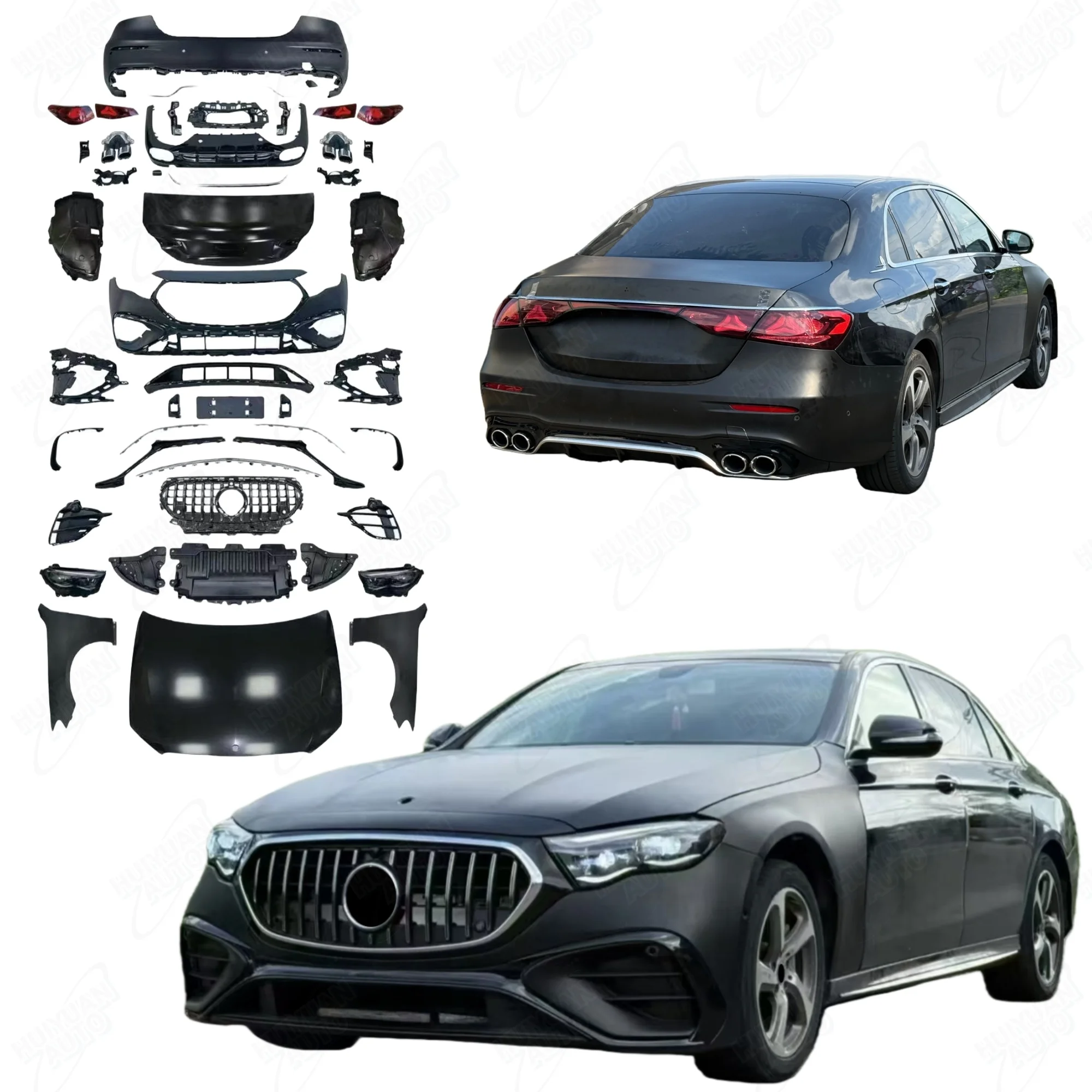 Best Fitment Bumpers Body Kit Use for E Class W213 2016-2023 Modified to W214 E53 2025 Model
Best Fitment Bumpers Body Kit Use for E Class W213 2016-2023 Modified to W214 E53 2025 Model