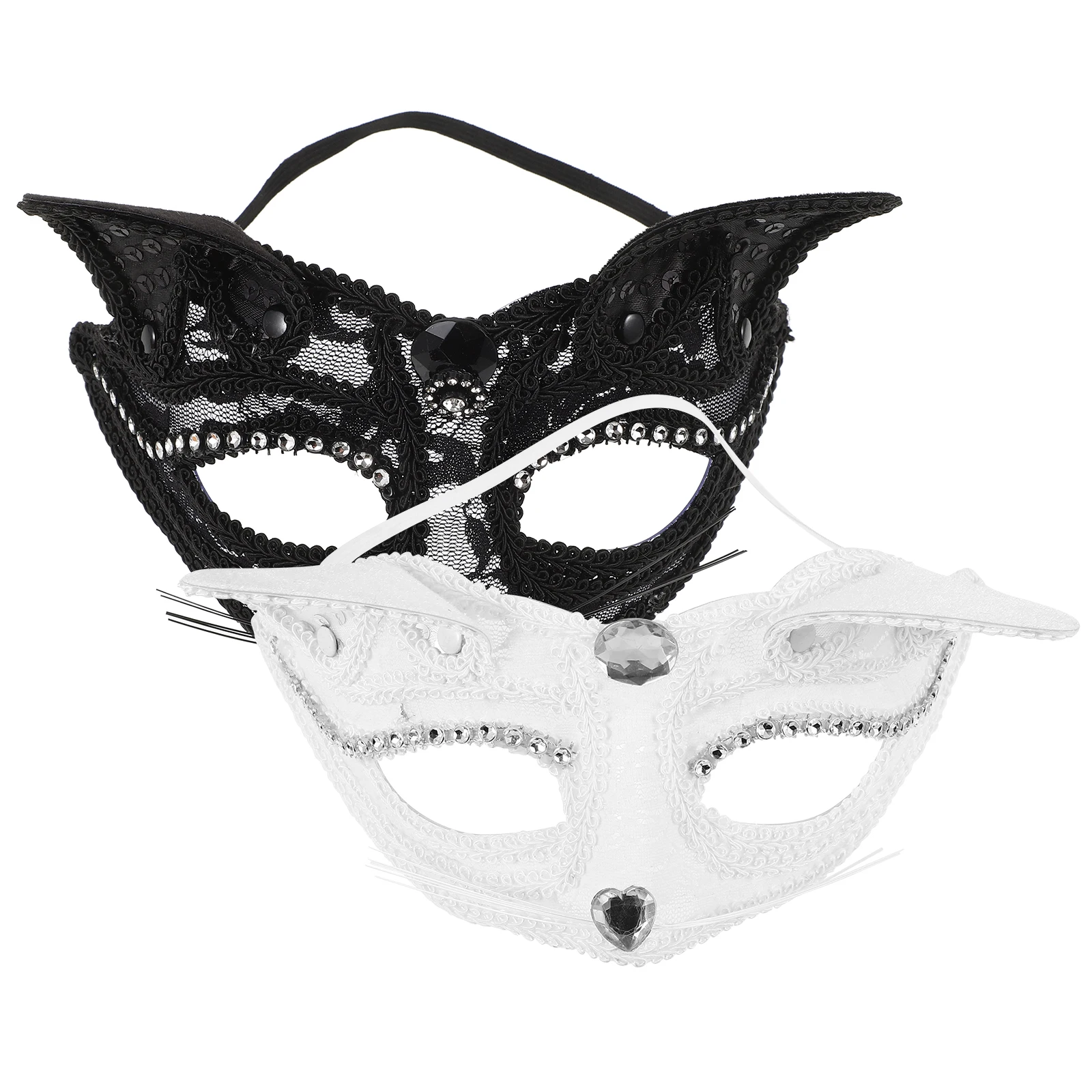 2 Pcs Fox Mask Half Cosplay Stage Performance Animal Ears Black White Plastic Fits Most People Comfortable Christmas
2 Pcs Fox Mask Half Cosplay Stage Performance Animal Ears Black White Plastic Fits Most People Comfortable Christmas