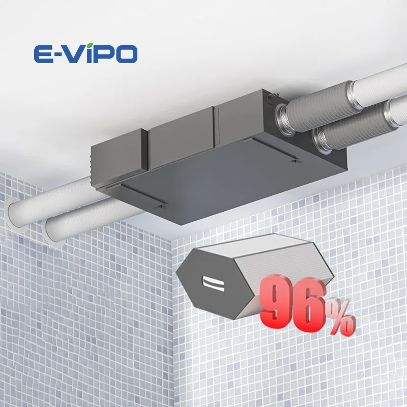 E-VIPO Recuperator Hvac Air System ERV Ventilation System Ceiling Ventilation with Heat Recovery Vmc Double Flux
E-VIPO Recuperator Hvac Air System ERV Ventilation System Ceiling Ventilation with Heat Recovery Vmc Double Flux