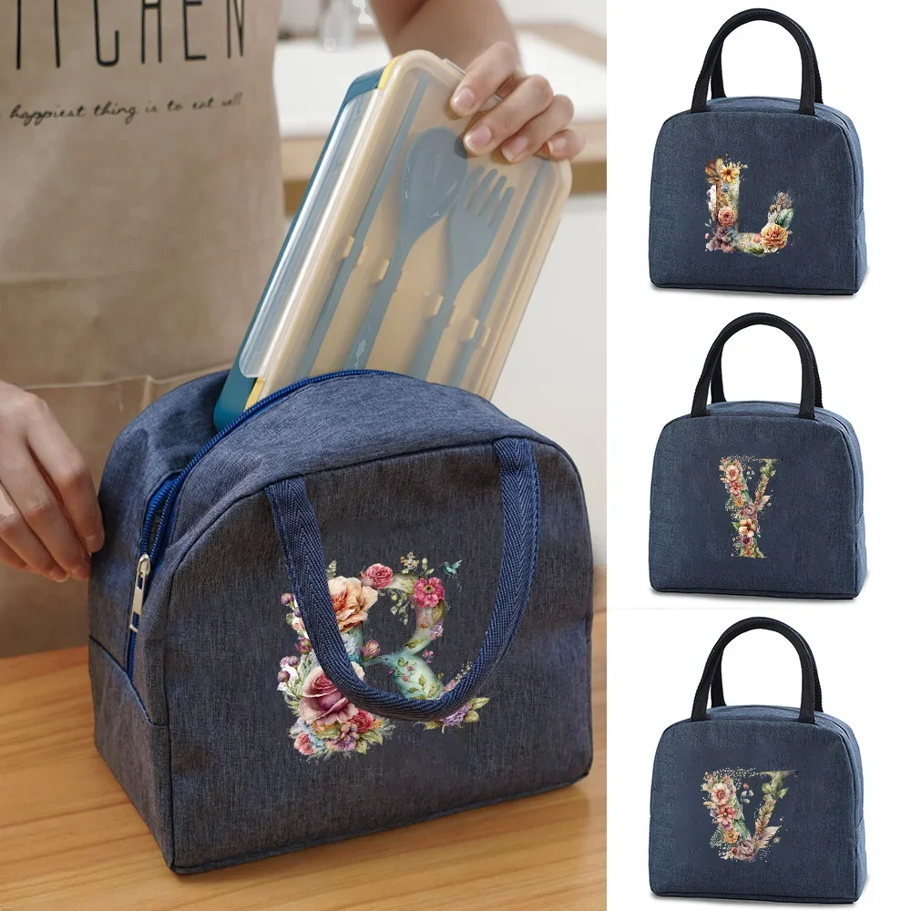 Bento Pouch Portable Lunch Bag Thermal Insulated Lunch Box Tote Cooler Handbag Food Storage Container Floral Letter Pattern
Bento Pouch Portable Lunch Bag Thermal Insulated Lunch Box Tote Cooler Handbag Food Storage Container Floral Letter Pattern