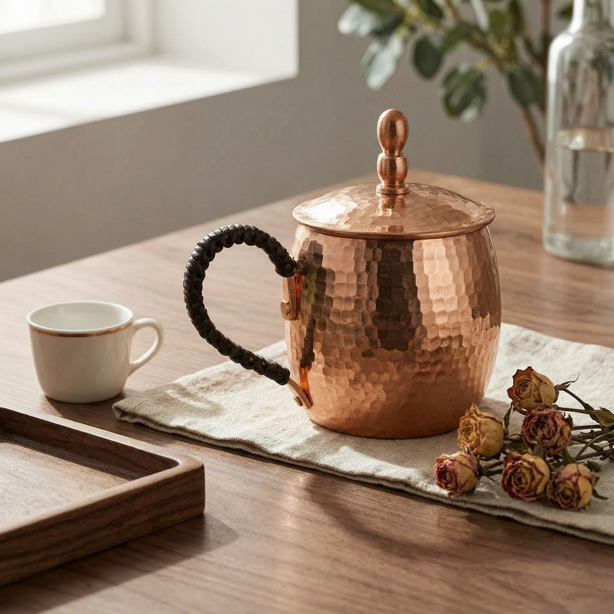 2 Pieces Handmade Copper Tea Cup Sturdy Handmade Copper Cup Moscow Mule Mug Lid Included Polished Finish for Gifts
2 Pieces Handmade Copper Tea Cup Sturdy Handmade Copper Cup Moscow Mule Mug Lid Included Polished Finish for Gifts
