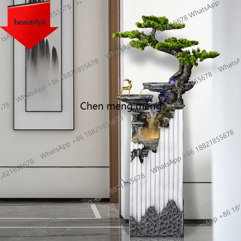 X188 X188 New Chinese rockery water fountain entrance large floor ornament living room home decoration feng shui wheel
X188 X188 New Chinese rockery water fountain entrance large floor ornament living room home decoration feng shui wheel