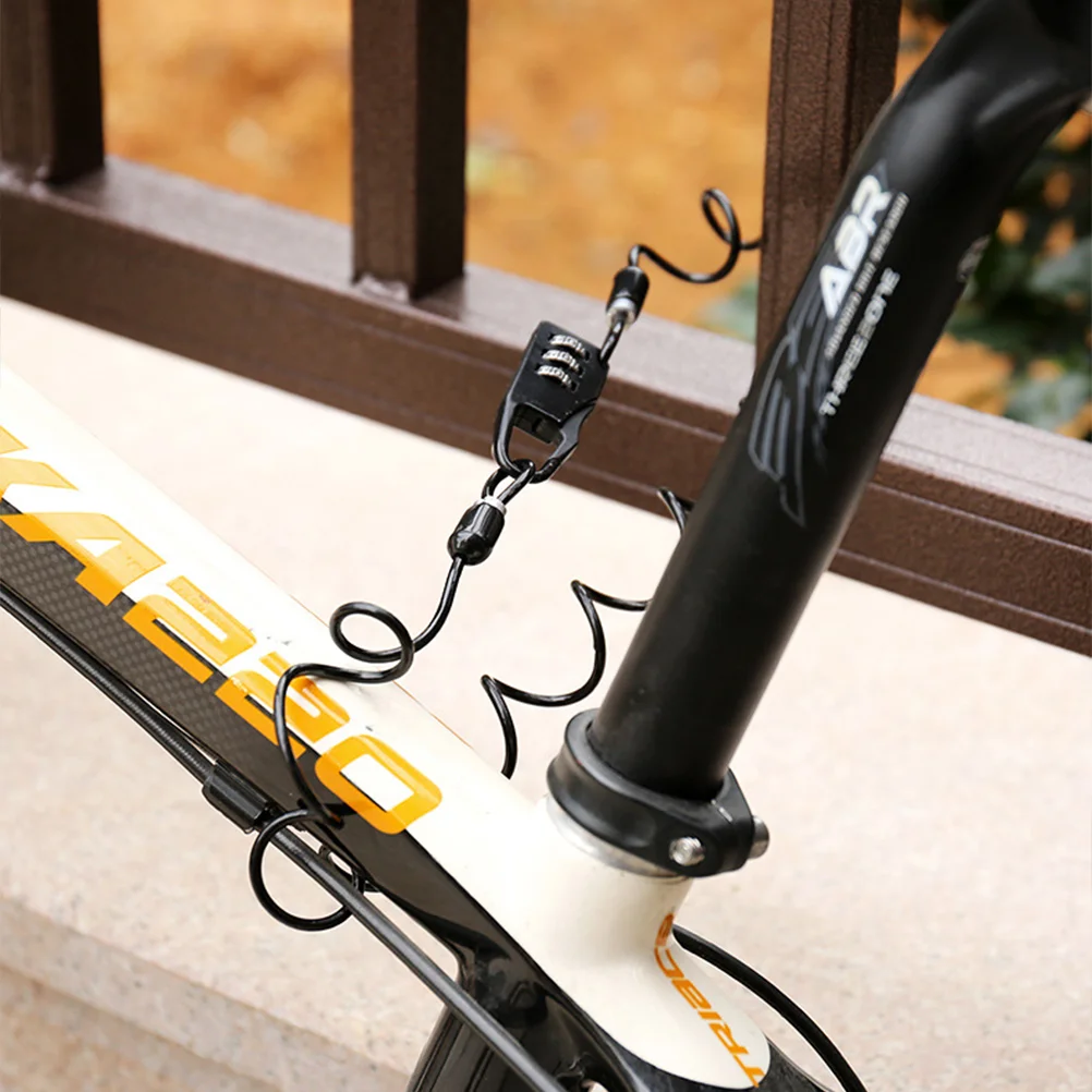 Portable Coded Lock Three Password Steel Wire Secure Bike Motorcycle Scooter Padlock Compact Storage Safe
Portable Coded Lock Three Password Steel Wire Secure Bike Motorcycle Scooter Padlock Compact Storage Safe