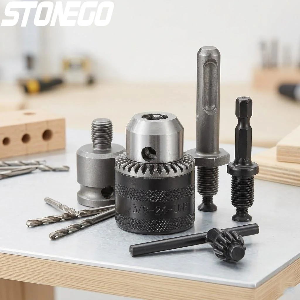 Universal Drill Chuck Adapter 1.5-10mm 3/8-24UNF Thread Impact Wrench to Electric Drill Conversion Tool Kit with 1/4 Hex Shank SDS Plus Square Drive Hardware Parts Power Tool Accessories Heavy Duty 1 Set
Universal Drill Chuck Adapter 1.5-10mm 3/8-24UNF Thread Impact Wrench to Electric Drill Conversion Tool Kit with 1/4 Hex Shank SDS Plus Square Drive Hardware Parts Power Tool Accessories Heavy Duty 1 Set