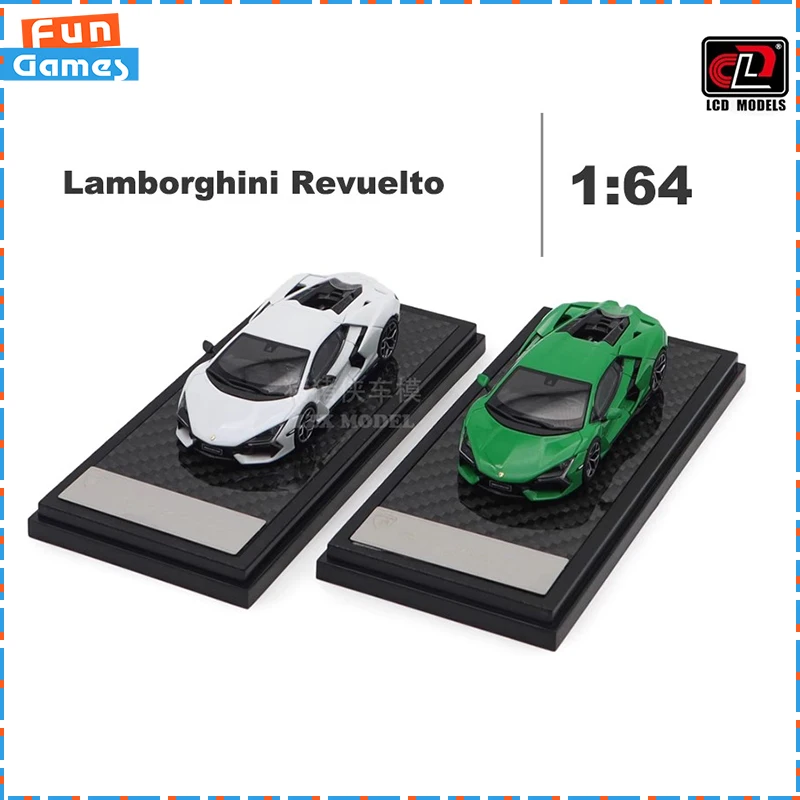 New LCD 1/64 Car Model Lamborghini Revuelto Racing Car Model Simulation Diecast Alloy Model Collect Ornament Custom Toy Gifts
New LCD 1/64 Car Model Lamborghini Revuelto Racing Car Model Simulation Diecast Alloy Model Collect Ornament Custom Toy Gifts