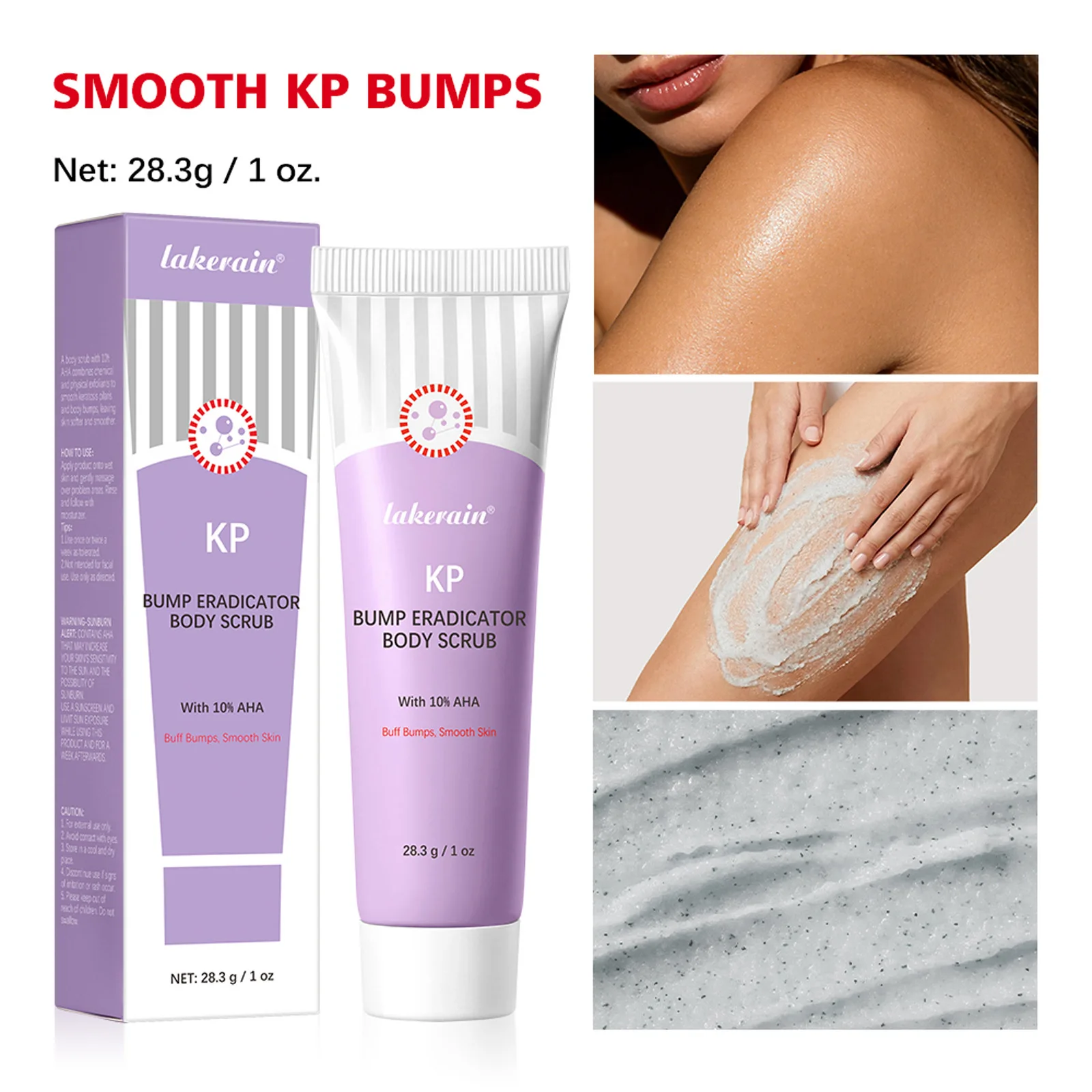28.3g Lactic Acid Body Scrub Deep Cleansing Exfoliator Smooth Skin Care Cream
28.3g Lactic Acid Body Scrub Deep Cleansing Exfoliator Smooth Skin Care Cream
