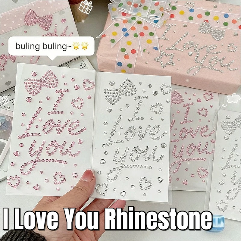 I Love You 3D Rhinestone Stickers Heart Bow Self Adhesive Crystal Decor Art Craft Sticker for Phone Gift
I Love You 3D Rhinestone Stickers Heart Bow Self Adhesive Crystal Decor Art Craft Sticker for Phone Gift