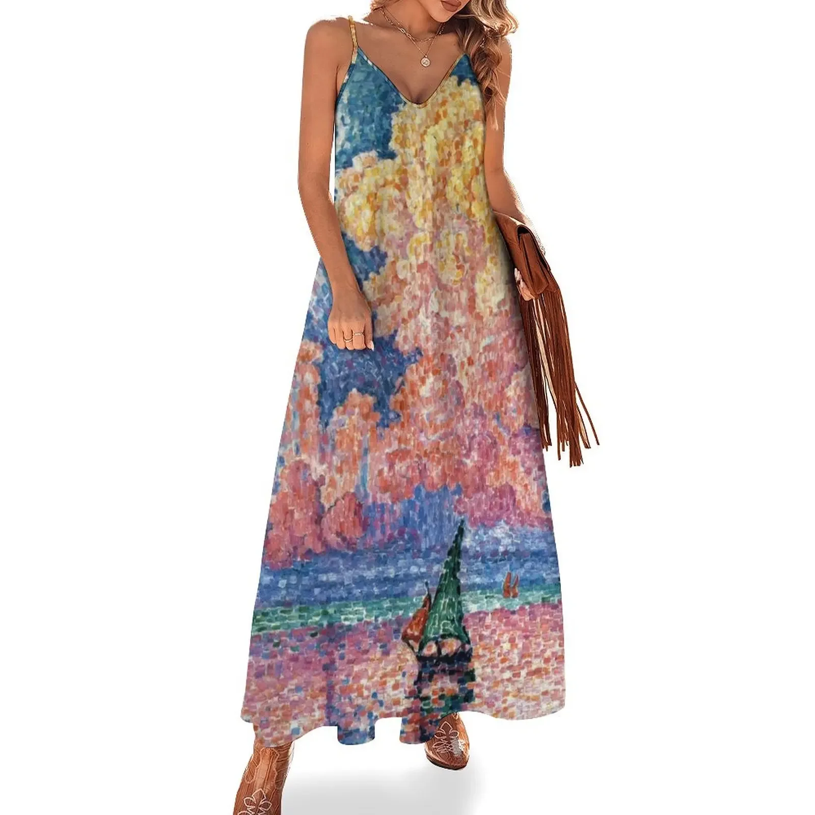 Favourite Artist - Paul Signac - The Pink Cloud Sleeveless Dress evening dresses luxury 2025 party dresses woman
Favourite Artist - Paul Signac - The Pink Cloud Sleeveless Dress evening dresses luxury 2025 party dresses woman