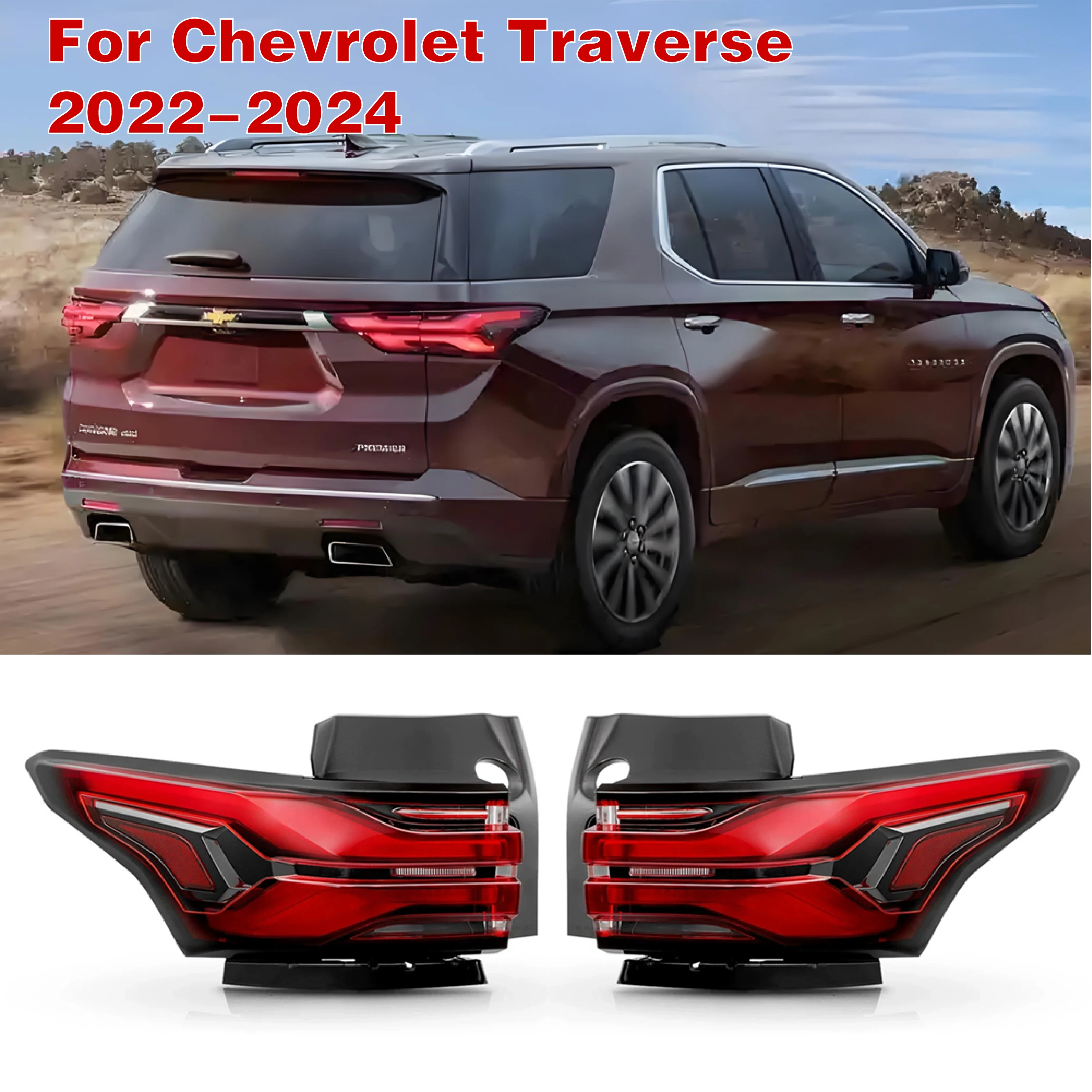 1 шт. внешний левый/правый задний фонарь для Chevrolet Traverse 2022 2023 2024
1 шт. внешний левый/правый задний фонарь для Chevrolet Traverse 2022 2023 2024
