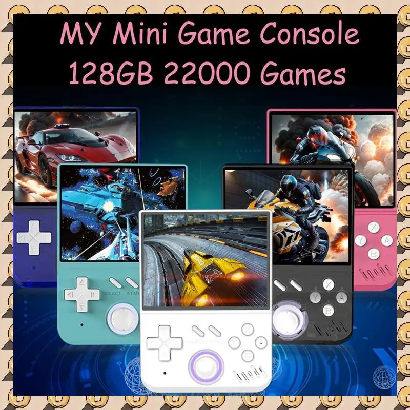 R36 Mini Handheld Retro Game Console MY Mini 128GB 3.5Inch IPS Screen Video Game Console Linux Supports 30+ Simulators A
R36 Mini Handheld Retro Game Console MY Mini 128GB 3.5Inch IPS Screen Video Game Console Linux Supports 30+ Simulators A