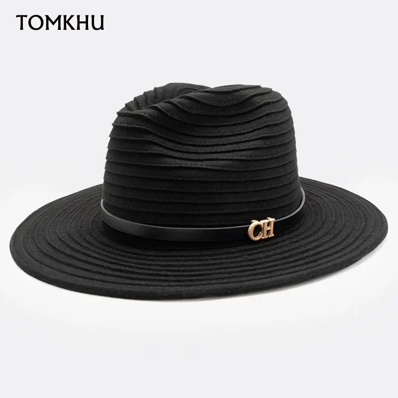 Новая модная винтажная мужская фетровая женская модная джазовая шляпа, зимняя черная шерстяная джазовая кепка в полоску, уличная повседневная сомбреро H
Новая модная винтажная мужская фетровая женская модная джазовая шляпа, зимняя черная шерстяная джазовая кепка в полоску, уличная повседневная сомбреро H