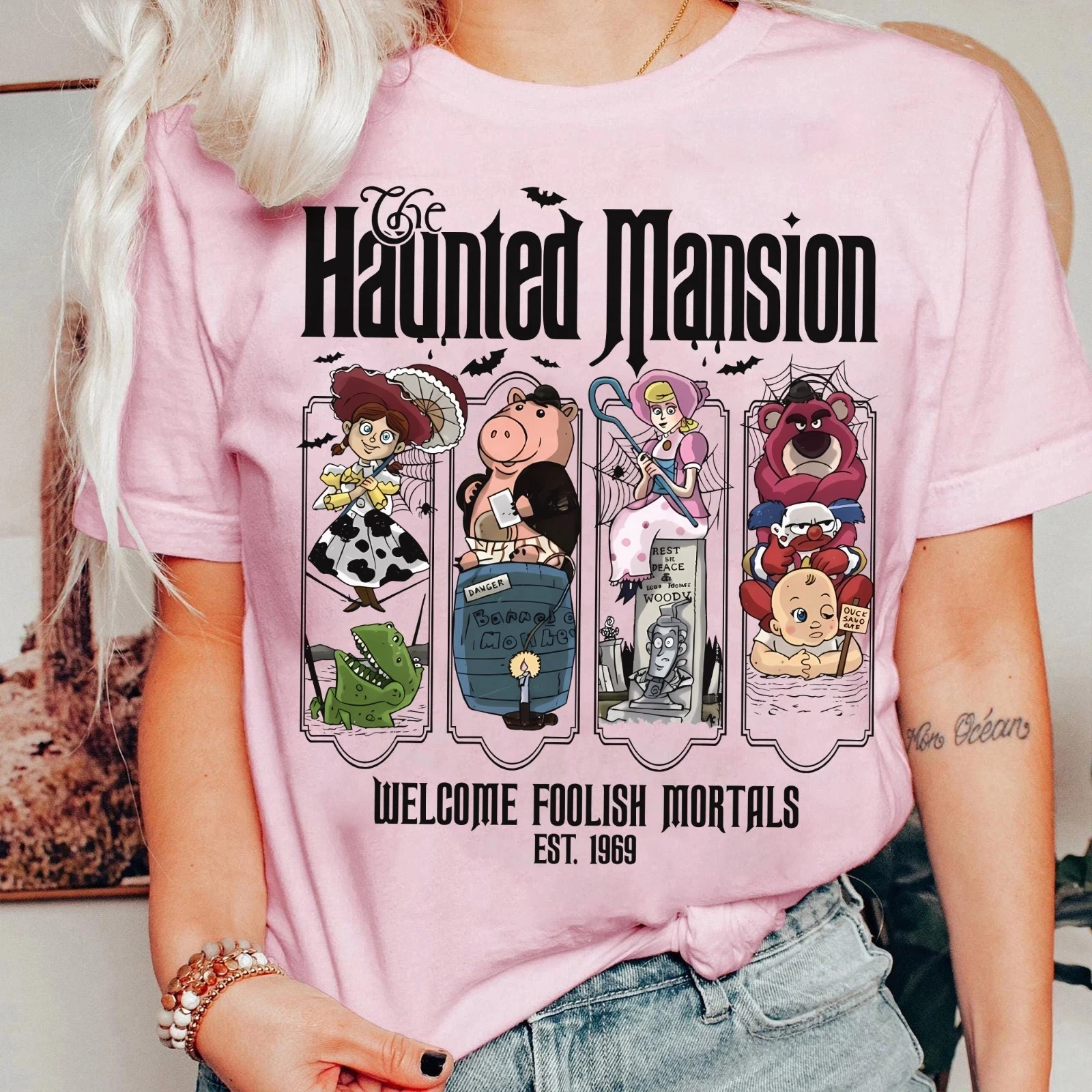 Осенняя футболка из хлопка, женская одежда больших размеров, «История игрушек» и принцесса Диснея, узор с элементами, удобная для повседневной носки
Осенняя футболка из хлопка, женская одежда больших размеров, «История игрушек» и принцесса Диснея, узор с элементами, удобная для повседневной носки