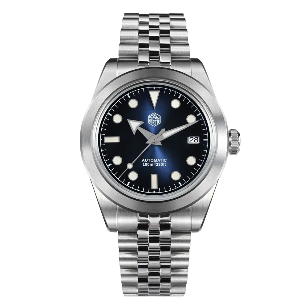 San Martin 39mm Men Sport Watch Sunray Enamel Dial NH35A Automatic Mechanical Sapphire Waterproof 100m BGW-X1 Luminous SN0053
San Martin 39mm Men Sport Watch Sunray Enamel Dial NH35A Automatic Mechanical Sapphire Waterproof 100m BGW-X1 Luminous SN0053
