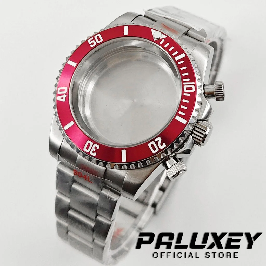 VK63 40mm Red Bezel Diver Case Oyster Bracelet Sapphire Glass Watch Case for VK63 VK64 Quartz Movement Wristwatch Accessories
VK63 40mm Red Bezel Diver Case Oyster Bracelet Sapphire Glass Watch Case for VK63 VK64 Quartz Movement Wristwatch Accessories