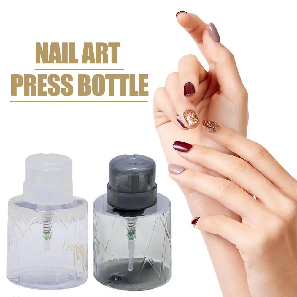 Lockable Empty Pump Dispenser Refillable Bottle, Nail Press Makeup Container Bottle Manicure Remover Cleaner J2H4
Lockable Empty Pump Dispenser Refillable Bottle, Nail Press Makeup Container Bottle Manicure Remover Cleaner J2H4