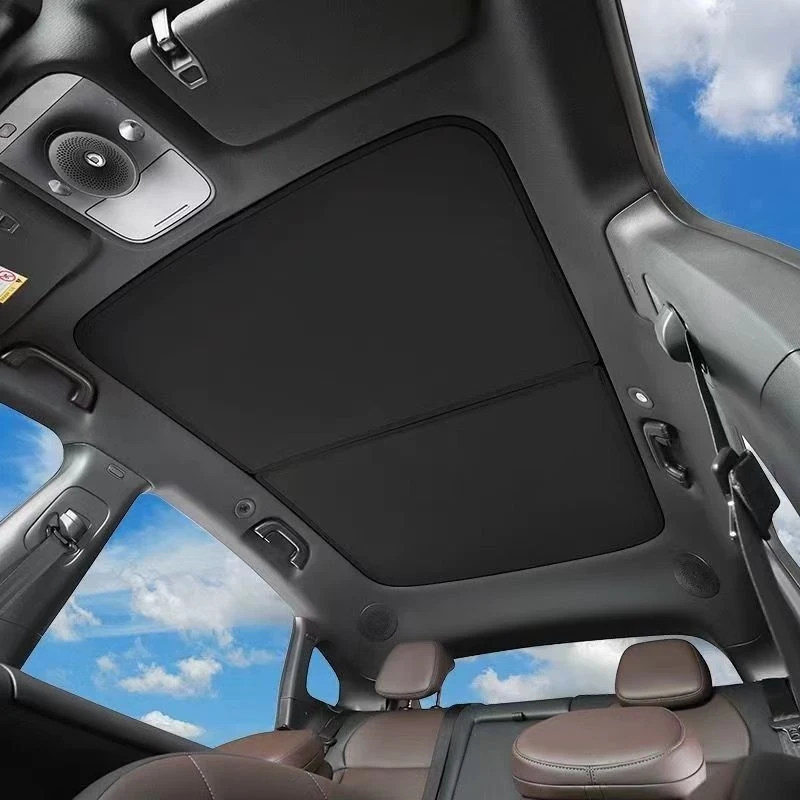 Car sunshade, roof sunshade, sun protection and heat insulation, split-type sunroof, suede style sunshade, suede fabric
Car sunshade, roof sunshade, sun protection and heat insulation, split-type sunroof, suede style sunshade, suede fabric
