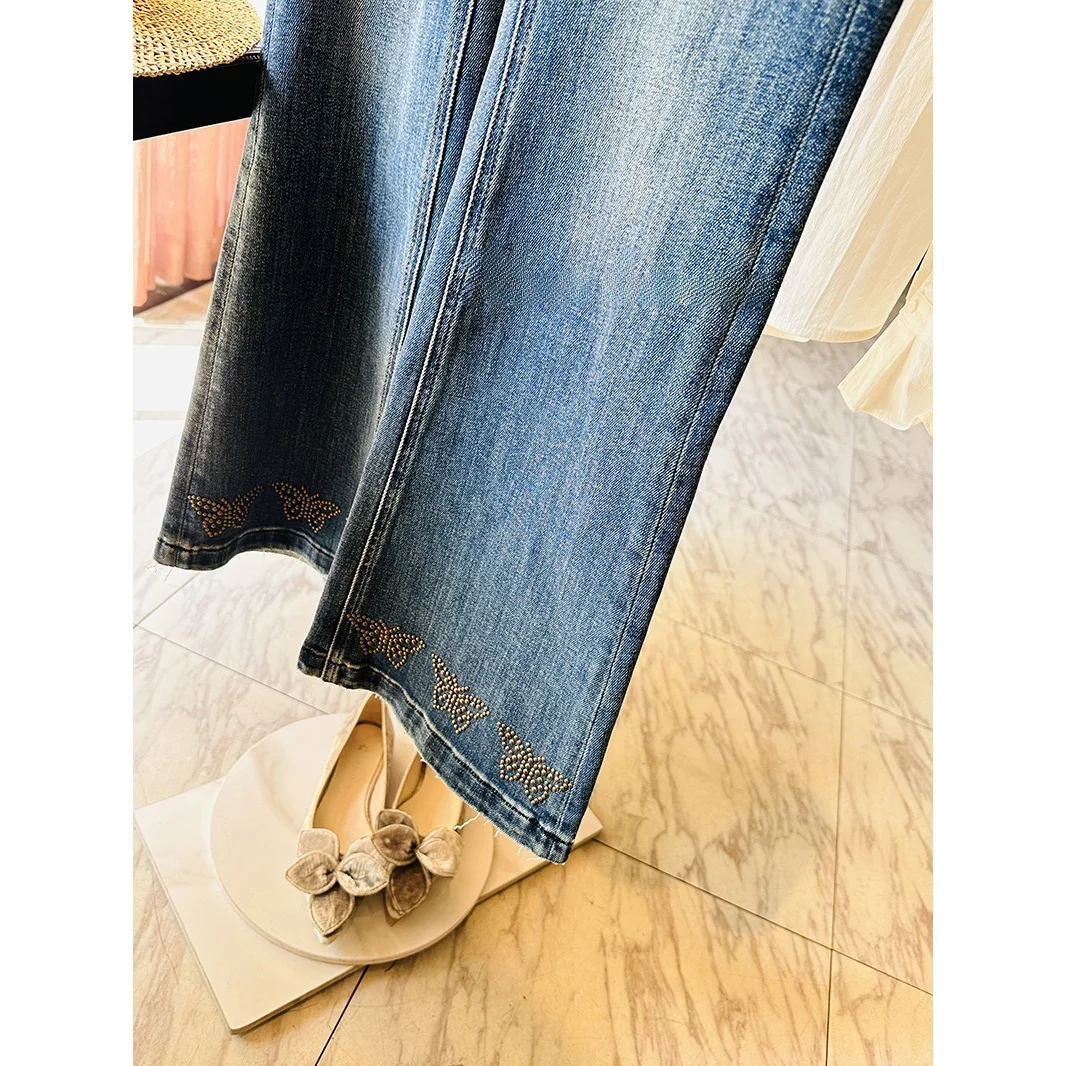 Gypsy High Crt Denim Blue Slimming High Waist Bell Bot Jeans Autumn Faion Ladies Premium Quali Jeans
Gypsy High Crt Denim Blue Slimming High Waist Bell Bot Jeans Autumn Faion Ladies Premium Quali Jeans